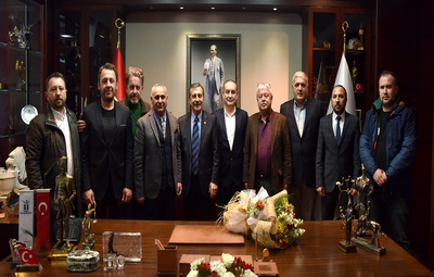 MESLEK ODALARINDAN ATAÇ'A TEBRİK ZİYARETLERİ