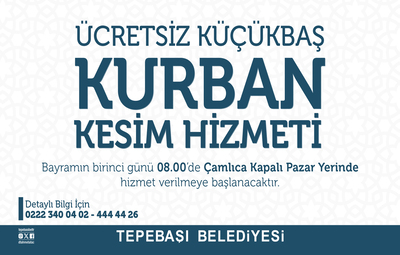 TEPEBAŞI'NDA KESİM ALANI HAZIR