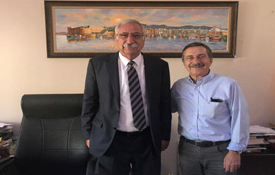 ATAÇ'TAN GİRNE BELEDİYE BAŞKANI GÜNGÖRDÜ'YE ZİYARET