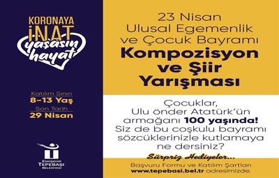 ÇOCUKLAR 23 NİSAN COŞKUSUNU KALEME ALACAK