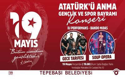 TEPEBAŞI'NDAN 19 MAYIS KONSERİ