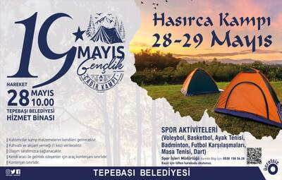 GENÇLER ÇADIR KAMPINDA BULUŞACAK