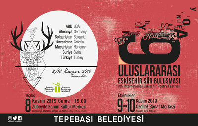 9. ULUSLARARASI ESKİŞEHİR ŞİİR BULUŞMASI BAŞLIYOR