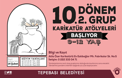 KARİKATÜR ATÖLYELERİNE KAYITLAR BAŞLIYOR