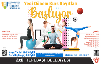 YUNUS EMRE'DE GÜZ DÖNEMİ KURS KAYITLARI BAŞLADI